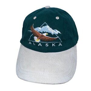 Arctic Circle Enterprises Anchorage Alaska Eagle Hat Stitched Logo Suede Brim
